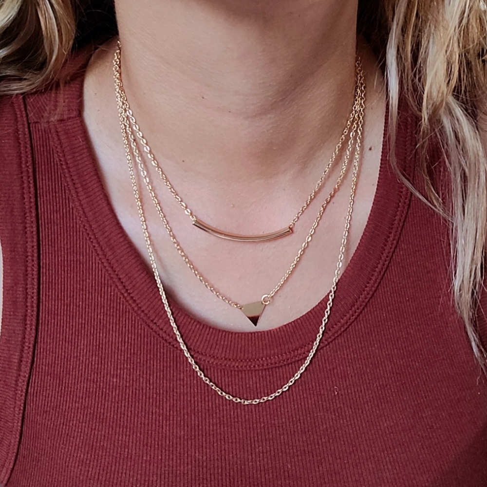 Fashion layered necklace